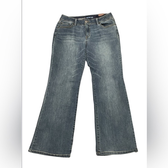 Lincoln Outfitters Comfort Flex Boot Cut Classic Blue Women's Jeans NWT Size 14 - Picture 1 of 4